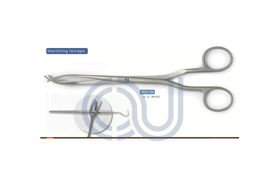 Sterilizing forceps